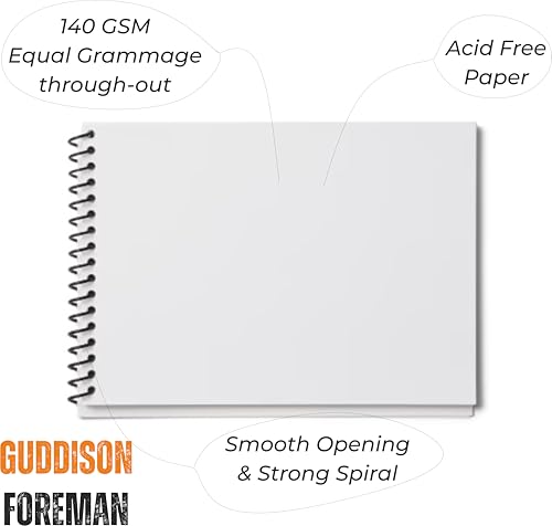 Image of A4 Drawing Book /Sketchbook | 60 Sheets (120 Pages) | Hardcover at Back | Acid Free Paper, for Doodling
