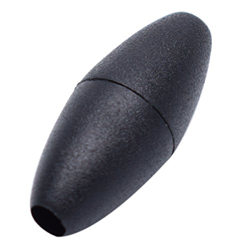 Pop Barrel Connectors Safety Breakaway Clasps Beads Black for Ribbon Lanyards Pack of 25