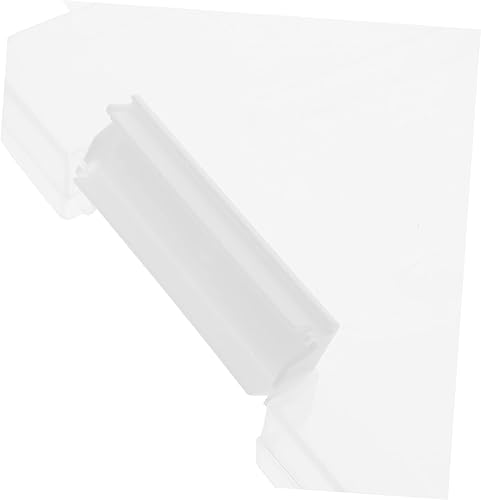 Miniatura 6 de Operitacx Caja de almacenamiento de archivos de escritorio, organizador de papel de escritorio, carpeta de archivos transparente, contenedor de