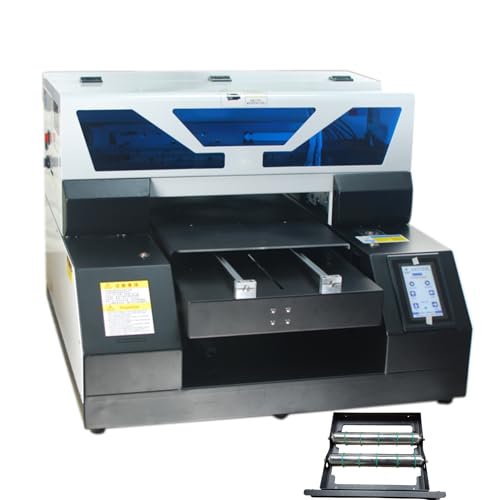 PEIXU Imprimante Multifonction A3 UV Automatique à Plat A3 UV19 Bouteilles Imprimante,Noir,USB 2.0,Résolution 2880 x 1440 DPI,pour PVC Verre Bois Impression