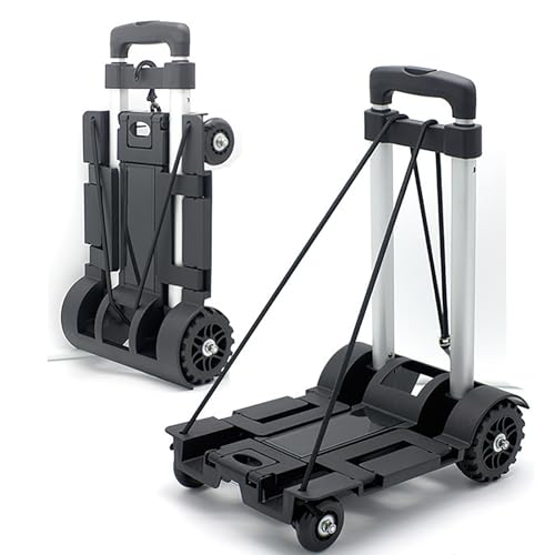 Carretilla plegable y compacta con ruedas de goma miniatura 1