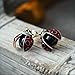 COPPERTIST.WU Ladybug Studs Earrings 925 Sterling Silver Hypoallergenic Cute Animal Jewelry for Women Men (Small)
