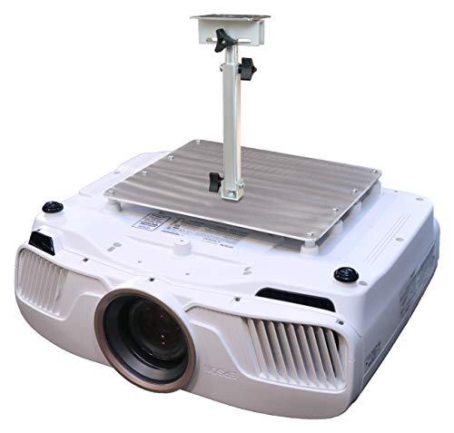 PCMD, LLC. Projector Ceiling Mount Compatible with Epson Home Cinema 4000 4010 Pro Cinema 4050 with Lateral Shift Coupling (Telescoping 13-20-Inch Extension)