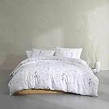Calvin Klein - King Comforter Set, Cotton Floral Bedding with a Naturally Soft Feel, 3 Piece Bed Set with...