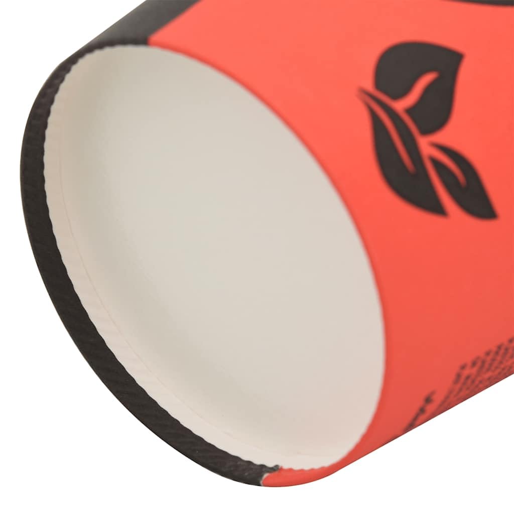 1000 bicchieri di carta, 400 ml, rosso e nero, usa e getta, con rivestimento in PE, a prova di perdite, per caffè, bevande fredde, feste, catering, ufficio ed eventi