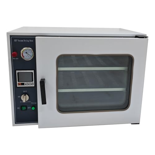 INTSUPERMAI 1.9 Cu Ft Digital Vacuum Drying Oven with Intelligent Temperature Control Industrial Vacuum Oven Drying Box Vacuum Drying Heat Treat Oven 110V