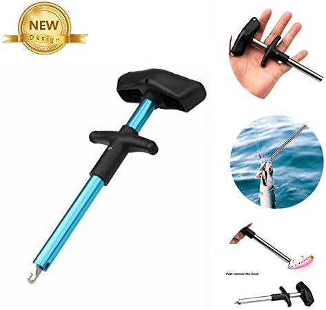 SGQCAR Easy Fish Hook Remover, 2019 New Squeeze-Out Fish Hook Separator Tools, Portable Easy Reach Stainless Steel Fishing Hooks Extractor, Fast Decoupling, No Injury