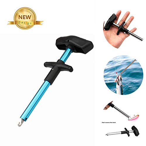 SGQCAR Easy Fish Hook Remover, 2019 New Squeeze-Out Fish Hook Separator Tools, Portable Easy Reach Stainless Steel Fishing Hooks Extractor, Fast Decoupling, No Injury