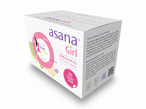 Asana Organic Teen Pads (Teen Panty Liner- 90 Pads Pack Of 3) #TOP6