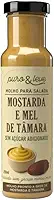 MOLHO SALADA SAUDÁVEL VEGANO MOSTARDA E MEL DE TÂMARA PURO & LEVE 250ML