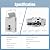 8L Tankless Water Heater Propane with Digital Display, 2.11 GPM Portable Instant Hot Gas Water Heater with Overheating Protection for Indoor and Camping, 40,824 BTU