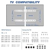 RFIVER Statyw sztalugowy stojak na telewizor do ekranu LED LCD OLED 32-65 cali, obrotowy i regulacja wysokości, drewniany stojak podłogowy na telewizor, maks. VESA 400 x 400 mm, maksymalne obciążenie