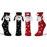 Photo Gallery yjwz calzini magnetici divertenti, a mano in mano, unisex, 3d, per coppie, per coppie, famiglia, nero+rosso/babbo natale, taglia unica Photo Gallery yjwz calzini magnetici divertenti, a mano in mano, unisex, 3d, per coppie, per coppie, famiglia, nero+rosso/babbo natale, taglia unica