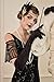 BABEYOND Art Deco 1920's Flapper Great Gatsby Inspired Leaf Medallion Pearl Headband Black Feather