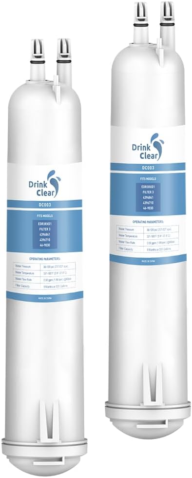 Replacement for EDR3RXD1, 4396841, 4396710, Compatible with Kenmore 46-9083, 46-9030, 9030, 9083, T1rfkb1 Refrigerator Water, Pack of 2