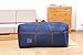 Large Blue Duffel Storage Bag - Premium-Quality Heavy Duty 600D Polyester Oxford Cloth with Handles and Reinforced Seams - 45