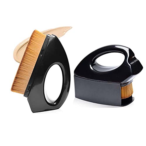 Flat Flawless Foundation Brush, COSHINE Liquid Cream Makeup Brush No 55 Flat Tooth Cosmetic Brush