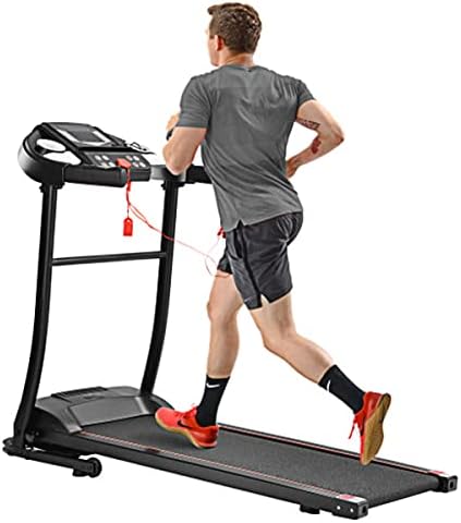 Yhucertk Folding Electric Treadmill Motorized Running Machine 1.5HP Easy Assembly Walking Treadmill Weight Capacity 240lbs
