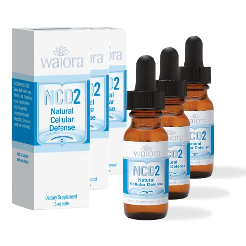 Waiora NCD2 Activated Liquid Zeolite Drops, Zeolite Liquid Drops/Mixed in Food/Drinks, Natural