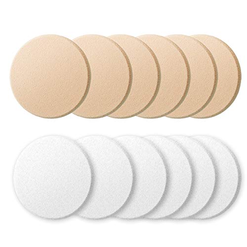 Liquidation Foundation Powder Sponge, 12 Puffs,Makeup Foundation Blender Powder Sponges Beauty Brush Blending Cream Liquid Flawless Multi Set Colored Face Free Concealer Premium Application