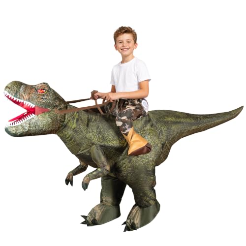 Spooktacular Creations T-Rex Ride-On Inflatable Costume for Kids