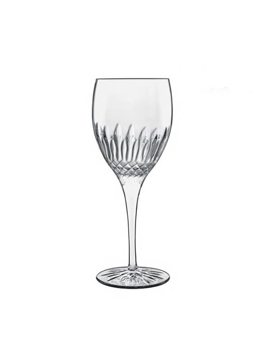 Luigi Bormioli Diamonte 12.75 oz. White Wine Stem, Set of 4, 380ml, Clear