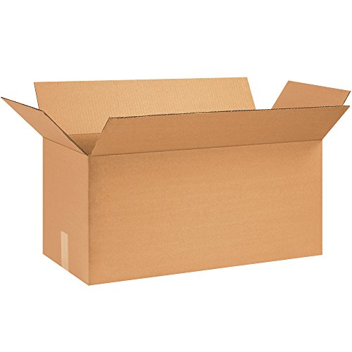 Image of BOX USA 26x12x12 Long Corrugated Boxes, Long, 26L x 12W x 12H, Pack of 20 | Shipping, Packaging, Moving, Storage Box for Home or Business, Strong Wholesale Bulk Boxes