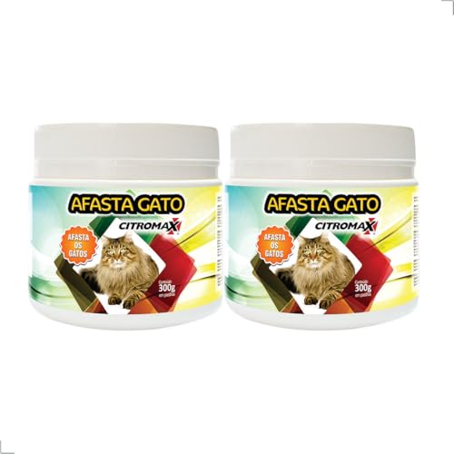Kit 2 Afasta Gato para Ambientes Odorizante Citromax - 300g - Educador Espanta Gato Repelente Natura