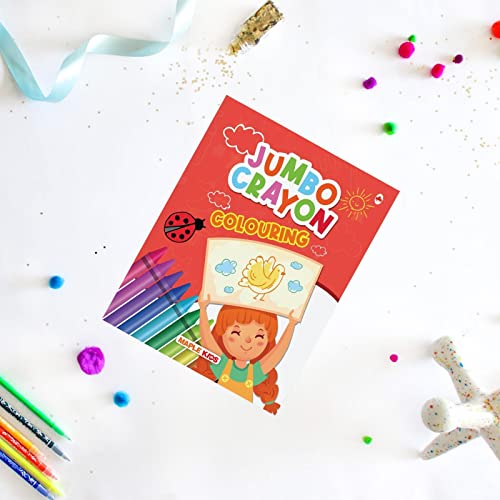 Image of Jumbo Colouring Book - Crayon Colouring for children