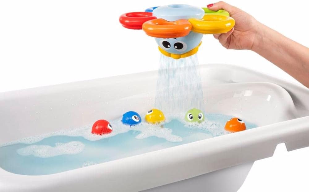 Chicco 00010037000000 Gioco Bagno Billy il Polpo Bath Toy, Multi-Coloured