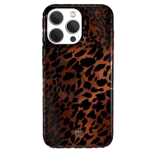 VELVET CAVIAR Leopard Tortoise Shell Phone Case for iPhone 15 Pro Max - Compatible with MagSafe - 10ft Drop Tested - Protective Luxury Designer Cases by VELVET CAVIAR - Used condition - US$28.32