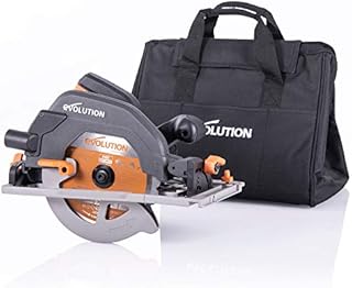 Evolution Power Tools R185CCSX+ Multi-Material Circular Saw, 1600 W, 230 V-Domestic, Orange