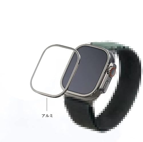 【AGENIUS】スマートウォッチ保護ケース・Apple Watch Ultra 2/1用 アルミフレーム メタルフレーム 49mm かっこいい アップルウォッチ ウルトラ カバー