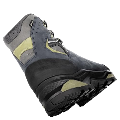 LOWA Stiefel mittel CAMINO EVO GTX stahlblau/kiwi, 44