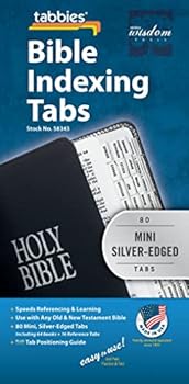 Misc. Bible Tab-Protestant Mini/E: Mini Silver-Edged Bible Tabs Book