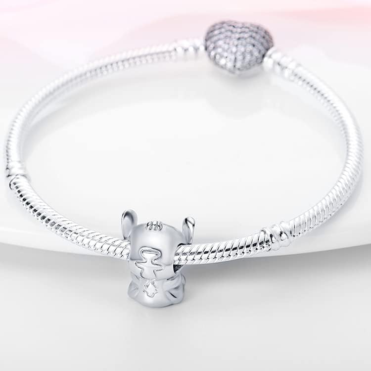 LIGHTDOG 925 Sterling Silver Charms for Bracelets Necklaces Dangle Pendants Beads Charms Fits Pandora Charms Bracelets Jewelry Holidays Gift for Women - Image 3