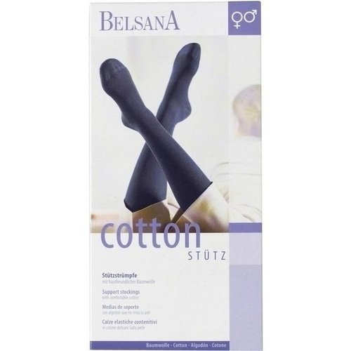 Preisvergleich Produktbild BELSANA Cotton Stütz-Kniestrumpf AD Gr.2 anthrazit 2 St