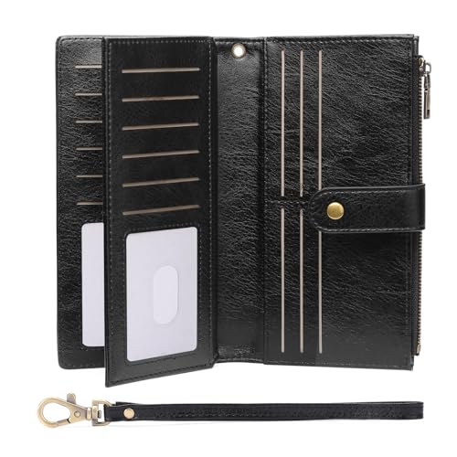 Image of GOIACII Women's Wristlet Wallet Black