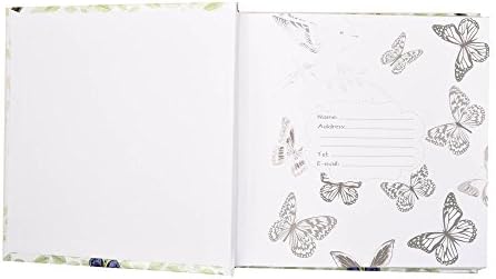 Arpan 2 x Travel/Holiday Destinations/Memory Photo/Picture Album with Memo Writing Area and Decorative Vintage/Text Design on Front to Fit 200 6 X 4'' / 15 x 10 cm Photos (Butterflies/Birds)