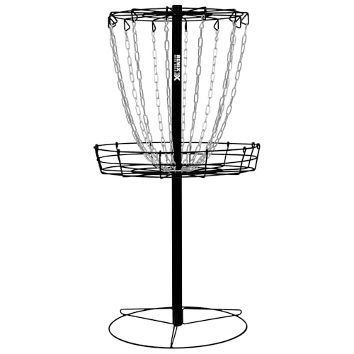 Remix Single Chain Practice Basket for Disc Golf - Black