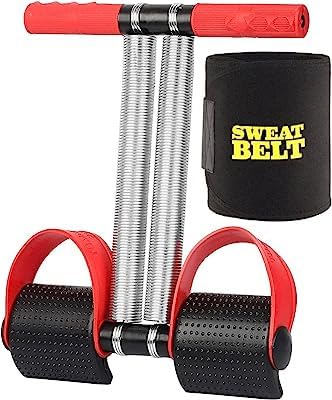 ShopiMoz Men and Womens, Double Spring Tummy with Sweat Belt Waist Trimmer-Ab Exerciser, Body Toner, Fat Buster, Multipurpose Fitness Equipment Multicolour (B0CDS78989) Amazon Price History, Amazon Price Tracker