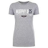 500 LEVEL Trey Murphy III New Orleans Pelicans Shirt for Women - Trey Murphy III New Orleans Pelicans Elite WHT (Heather Gray, Medium)