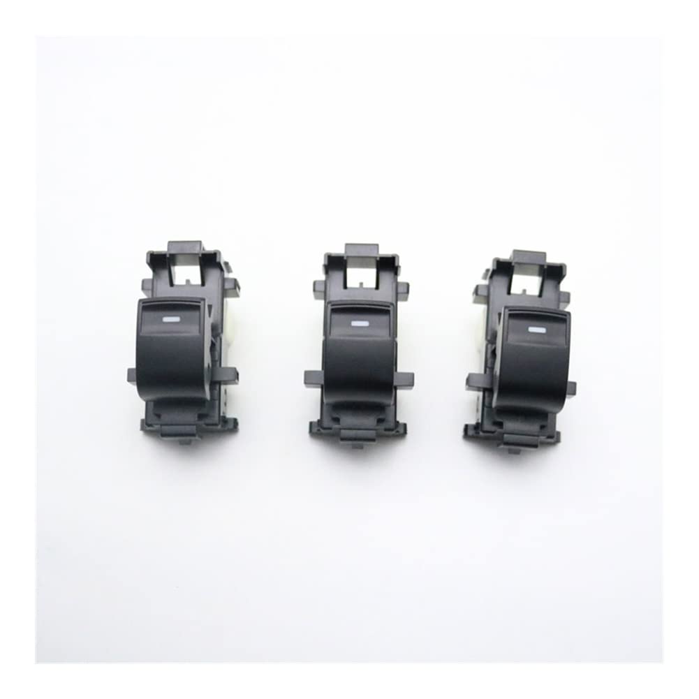 Set Interruttori Alzacristalli Retroilluminati Per Guida A Sinistra - Compatibile Con Toyota RAV4, Camry, Corolla, Yaris, Highlander, Vios (2006-2018) - Plastica ABS Nera