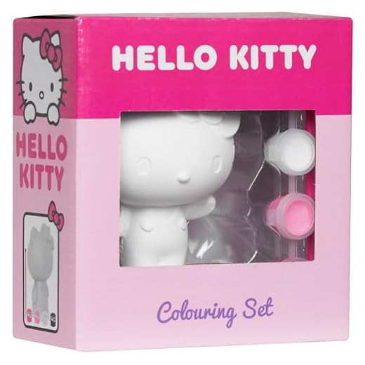 Hello Kitty Kit de Pintura con Figuras para Pintar - Regalos Niñas y Adolescentes