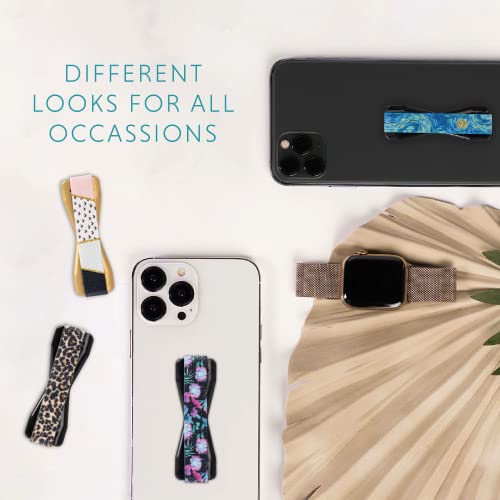 Image of LOVEHANDLE Original Universal Phone Grip - Neon Flowers