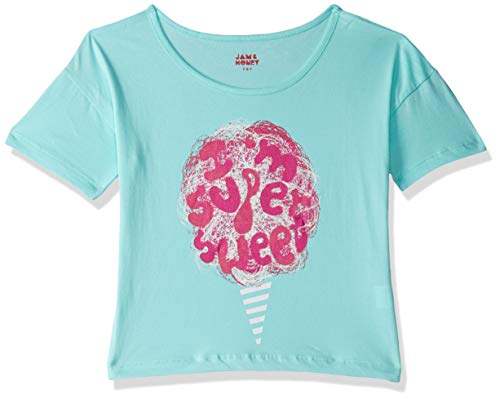 Image of Amazon Brand - Jam & Honey Girls' 100% Soft & Pure Cotton Regular Fit T-Shirts That are Both Comfortable and Stylish Comes in a Combo Pack