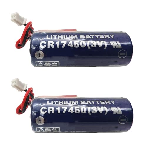 YICUAA�i2����jCR17450 3V 2600mAh PLC�o�b�e���[�A�g���̂ă��`�E���d�r�A�����m��͓d�r�ɓK (CJ1�v���O�t)