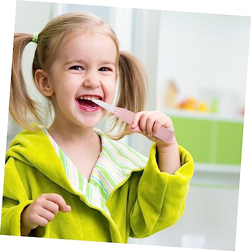 Hoement Elektrische Zahnbürste Für Kinder Automatische Zahnbürste Mit Ersatzkopf Usb Wiederaufladbar Soft Borsten in Pink Für Jungen Und Mädchen – Bild 7