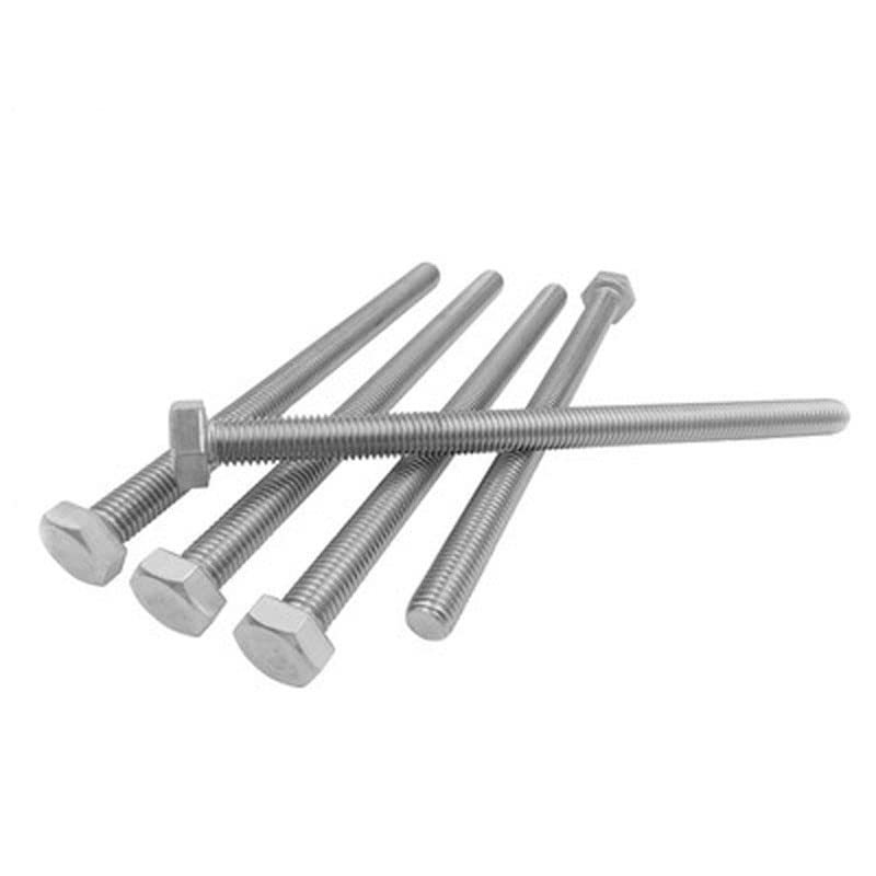 Generic 2pcs M6*190mm Outer Hexagon Screw Full Thread lengthing Bolt Machine Nail 6.8 Grade 304 Stainless Steel TYPE1575