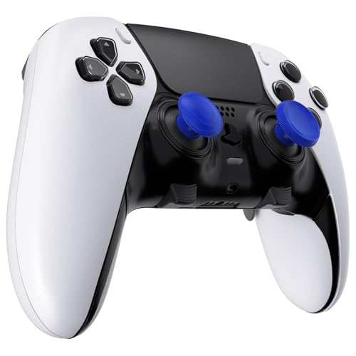 Image of eXtremeRate ThumbsGear Interchangeable Thumbsticks for PS5 Edge Controller, Replacement Blue Analog Thumb Sticks Caps for PS5 Edge Controller - 4 Heights 3 Surfaces Grips - Without Thumbstick Base